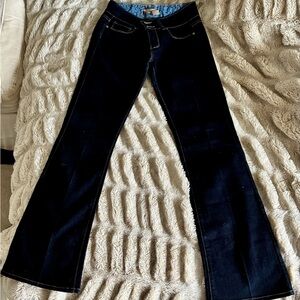 PAIGE Dark Blue Flare Jeans